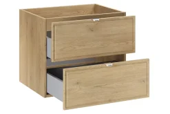 Meuble Sous Lavabo|Furnidea Meuble sous lavabo suspendu TERRA CREMONA chêne cremona 60 cm