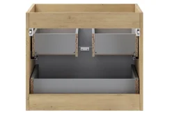 Meuble Sous Lavabo|Furnidea Meuble sous lavabo suspendu TERRA CREMONA chêne cremona 60 cm