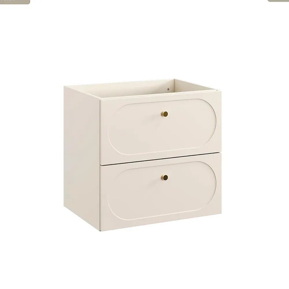 Otitec Meuble sous vasque - 60 cm - 2 tiroirs - SAND