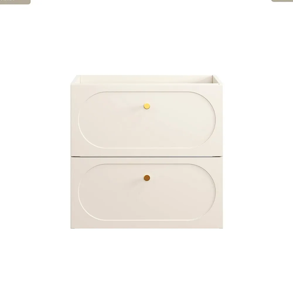 Otitec Meuble sous vasque - 60 cm - 2 tiroirs - SAND