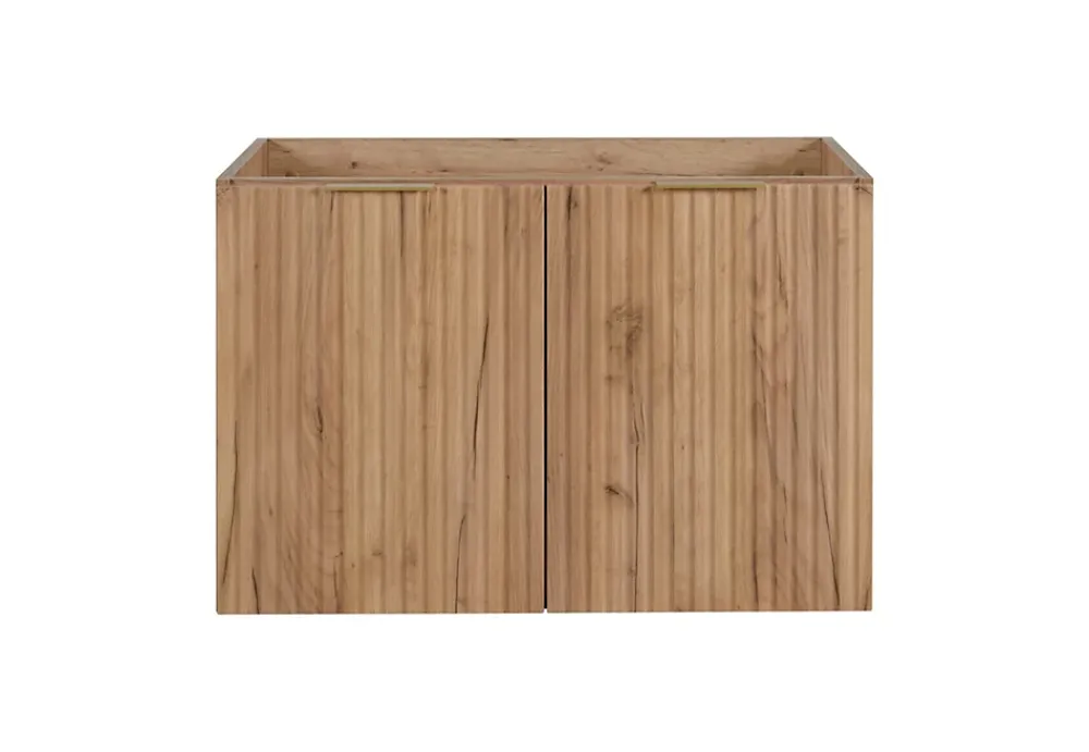Meuble Vasque|Furnidea Meuble sous vasque à 2 portes FLOW CHÊNE 120 cm avec 2 x l'étagères - extensions et plan