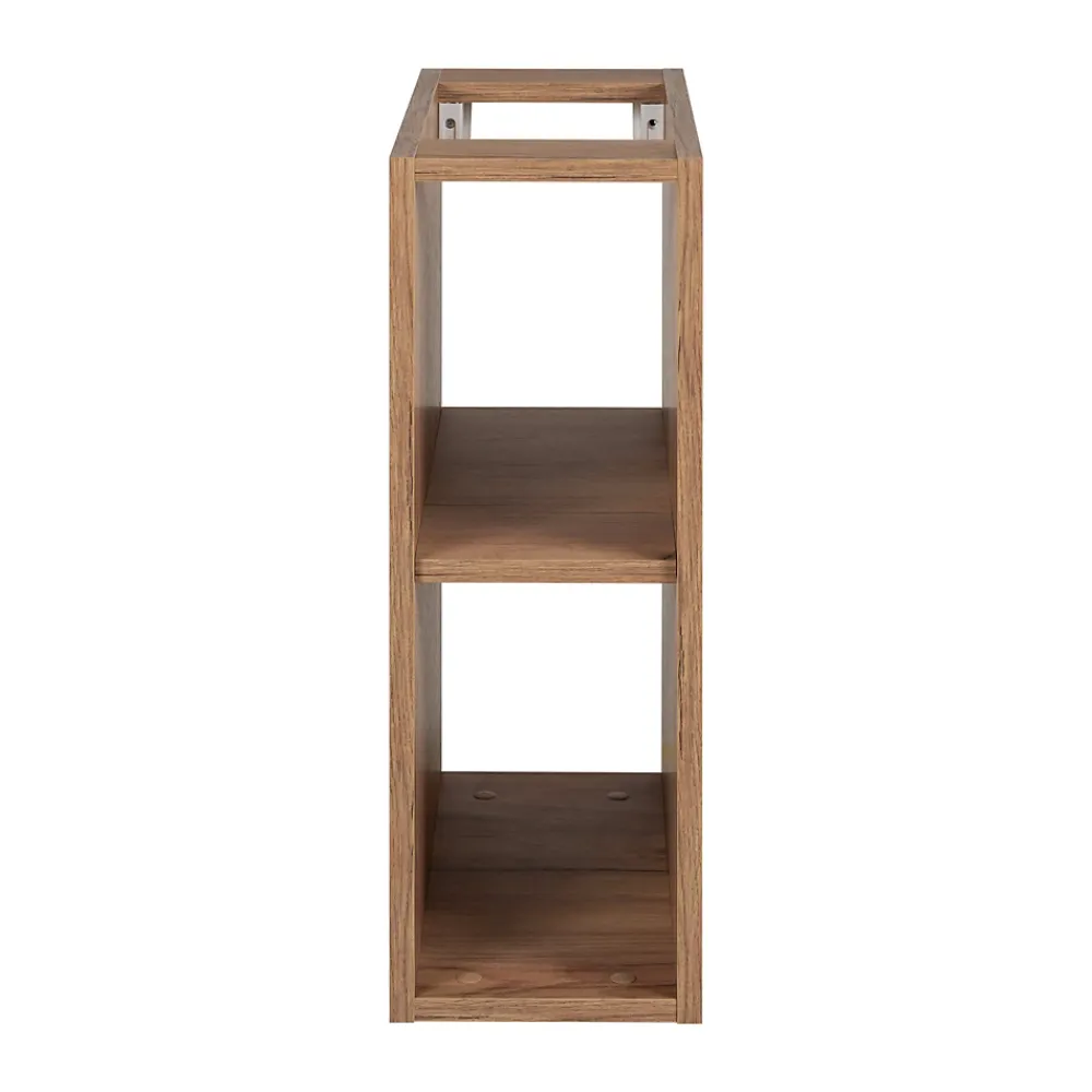 Meuble Vasque|Furnidea Meuble sous vasque à 2 portes FLOW CHÊNE 120 cm avec 2 x l'étagères - extensions et plan
