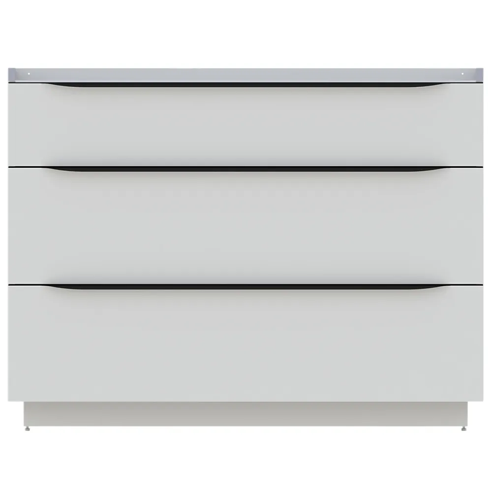 Meuble Buanderie|Meuble Sous-Vasque| Meuble sous vasque à poser blanc mat l.120 x H.88 x P.50 cm, Pamili