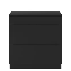 Meuble Buanderie|Meuble De Salle De Bains Faible Profondeur|GoodHome Meuble sous vasque à poser noir mat l.80 x H.82 x P.45 cm, Imandra