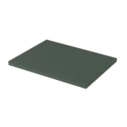 Meuble Buanderie|GoodHome Meuble sous vasque à poser l.60 cm vert + plan de toilette, Perma