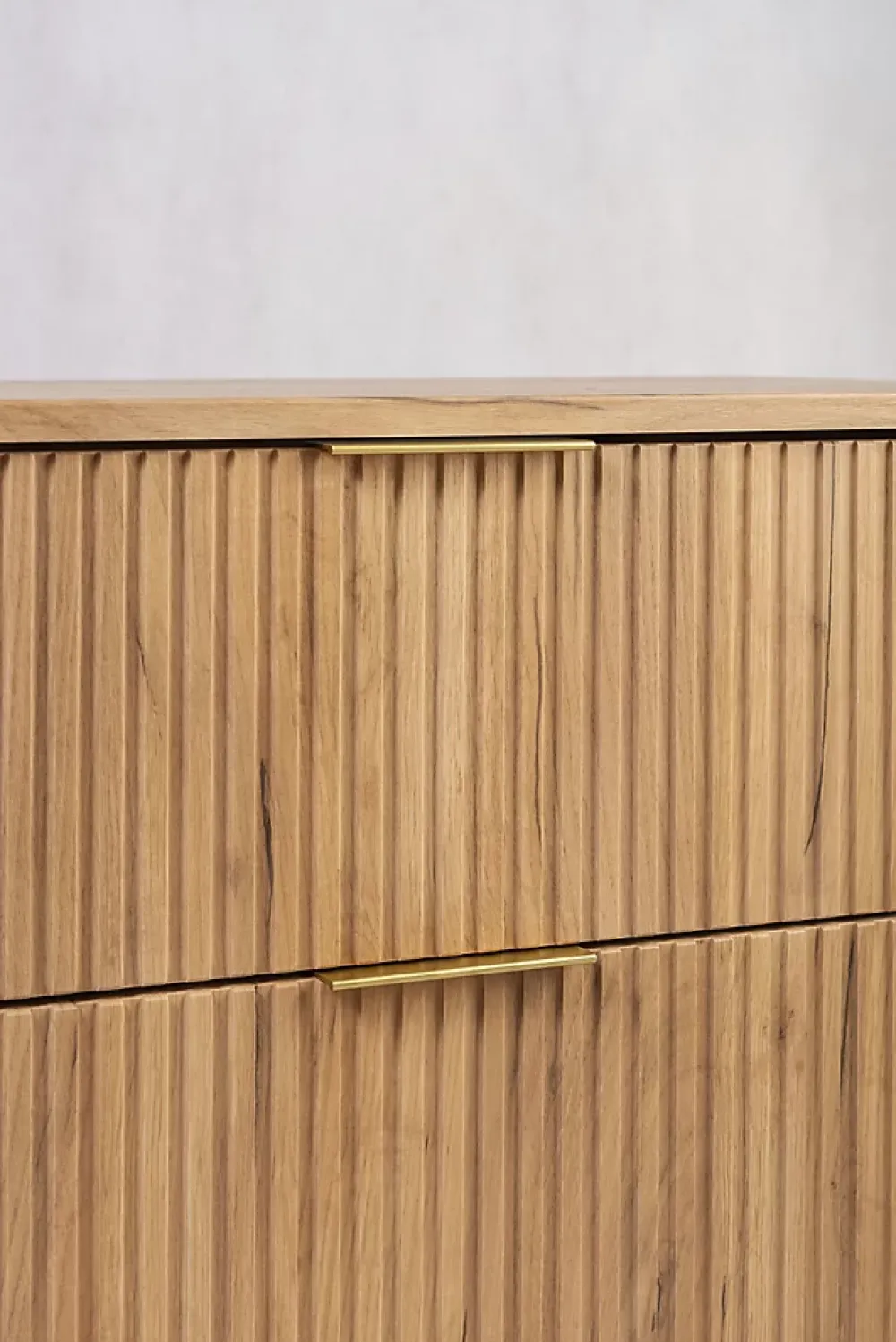 Meuble Vasque|Furnidea Meuble sous vasque à suspendre GLAMOUR CHÊNE CRAFT D'OR 120 cm