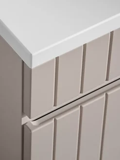 Furnidea Meuble sous vasque à suspendre ICONIC CASHEMIRE 100 cm