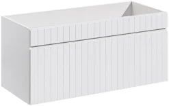 Meuble Sous Lavabo|Furnidea Meuble sous vasque à suspendre ICONIC blanc 100 cm