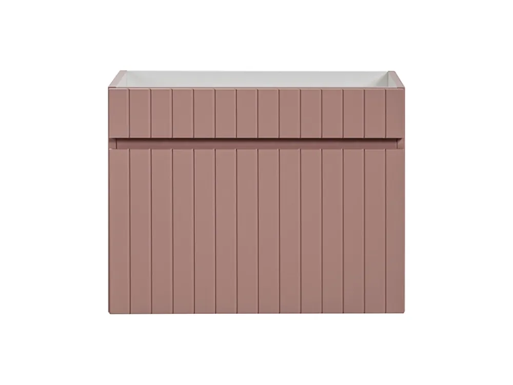 Furnidea Meuble sous vasque à suspendre ICONIC rose 60 cm