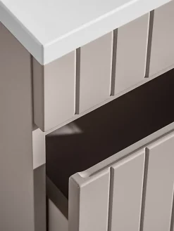 Meuble Sous Lavabo|Furnidea Meuble sous vasque à suspendre ICONIC CASHEMIRE 60 cm