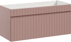 Meuble Sous Lavabo|Furnidea Meuble sous vasque à suspendre ICONIC rose 100 cm