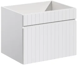 Meuble Sous Lavabo|Furnidea Meuble sous vasque à suspendre ICONIC blanc 60 cm