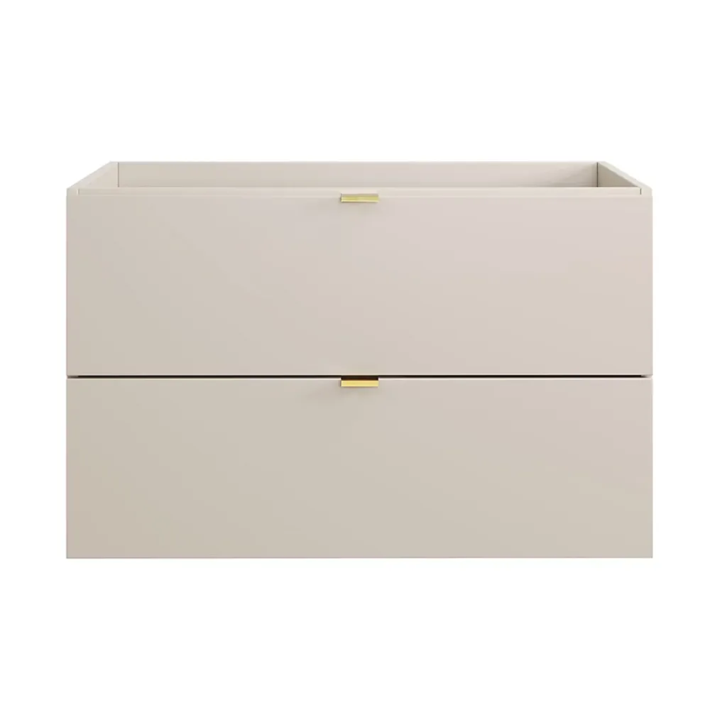 Furnidea Meuble sous vasque à suspendre DALIA CACHEMIRE 80 cm