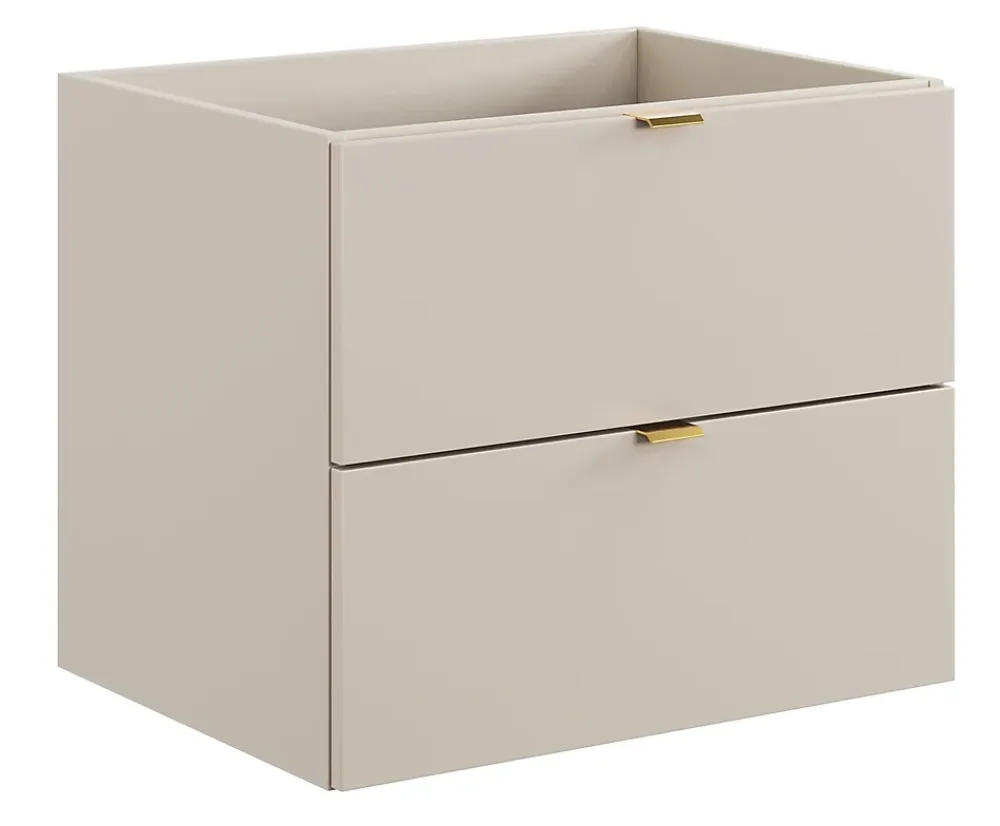 Furnidea Meuble sous vasque à suspendre DALIA CACHEMIRE 60 cm