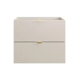 Furnidea Meuble sous vasque à suspendre DALIA CACHEMIRE 60 cm