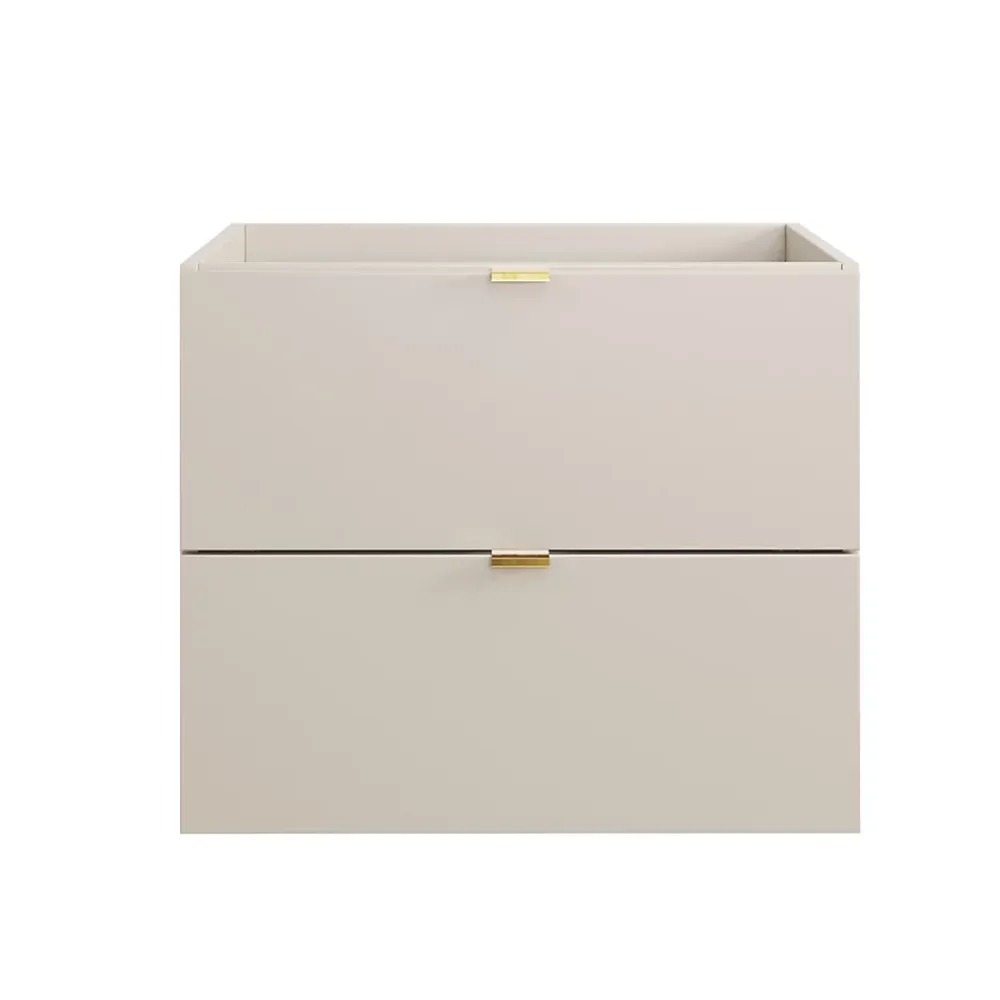 Furnidea Meuble sous vasque à suspendre DALIA CACHEMIRE 60 cm