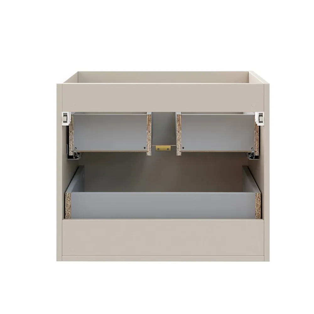 Furnidea Meuble sous vasque à suspendre DALIA CACHEMIRE 60 cm