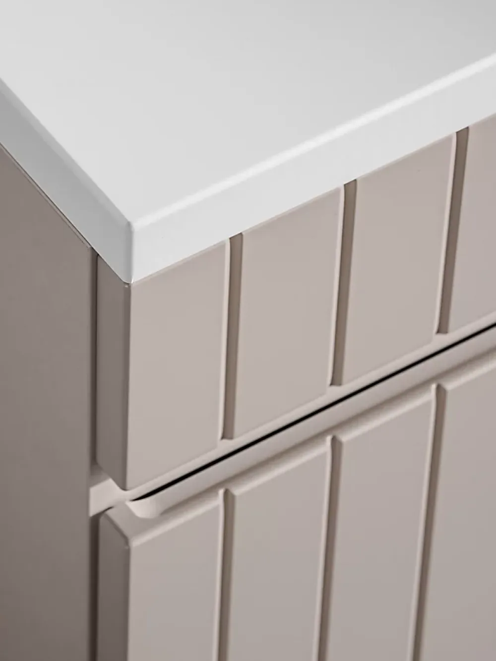 Meuble Sous Lavabo|Furnidea Meuble sous vasque à suspendre ICONIC CASHEMIRE 80 cm
