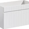 Furnidea Meuble sous vasque à suspendre ICONIC blanc 80 cm