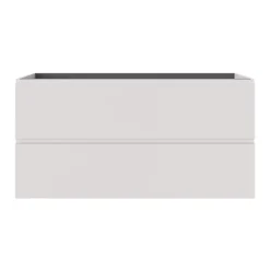 Meuble Sous-Vasque|GoodHome Meuble sous vasque 2 tiroirs avec poignées intégrées l.120 x H.60 x P.45 cm beige cachemire Kentia