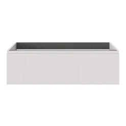 Meuble Sous-Vasque|GoodHome Meuble sous vasque 1 tiroir avec poignée intégrée l.100 x H.30 x P.45 cm beige cashemire Kentia