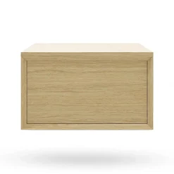GoodHome Meuble sous vasque 1 tiroir Avela 60 cm à suspendre + plan de toilette 60 cm