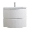 Meuble Sous-Vasque| Meuble sous vasque blanc Vague 69 cm
