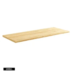 Meuble Sous Lavabo|Otitec Meuble sous vasque de 90 cm - avec plan - 3 portes - SEA BLACK