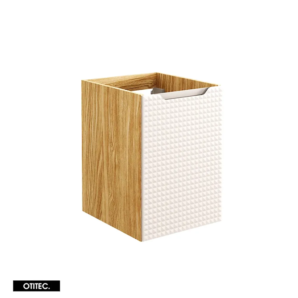 Meuble Sous Lavabo|Otitec Meuble sous vasque de 70 cm - avec plan - 2 portes - SETTA