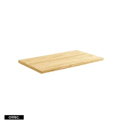 Otitec Meuble sous vasque de 70 cm - avec plan - avec vasque à poser - 2 tiroirs - SEA BLACK