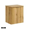 Otitec Meuble sous vasque de 50 cm - avec plan - Oak - 2 portes - VOLTA OAK