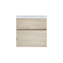 Meuble Buanderie|Meuble Sous-Vasque| Meuble sous vasque effet chêne artisan l.60 cm 2 tiroirs, Calao