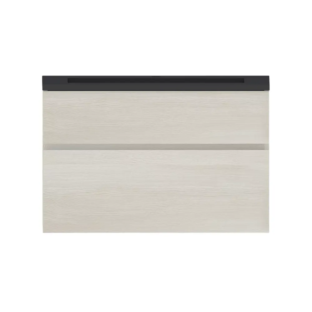 Cooke & Lewis Meuble sous vasque effet chêne l.90 x H.57 x P.50 cm 2 tiroirs, Calao