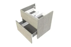 Meuble Buanderie|Meuble Sous-Vasque|Cooke & Lewis Meuble sous vasque effet chêne clair l.60 cm 2 tiroirs, Calao