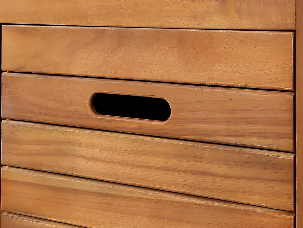 Meuble Sous-Vasque|Vente-unique Meuble sous vasque en bois d'acacia - 130 cm - PULUKAN