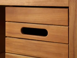 Vente-unique Meuble sous vasque en bois d'acacia - 90 cm - PULUKAN