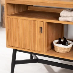 Wanda Collection Meuble sous vasque en teck Mya 130 cm