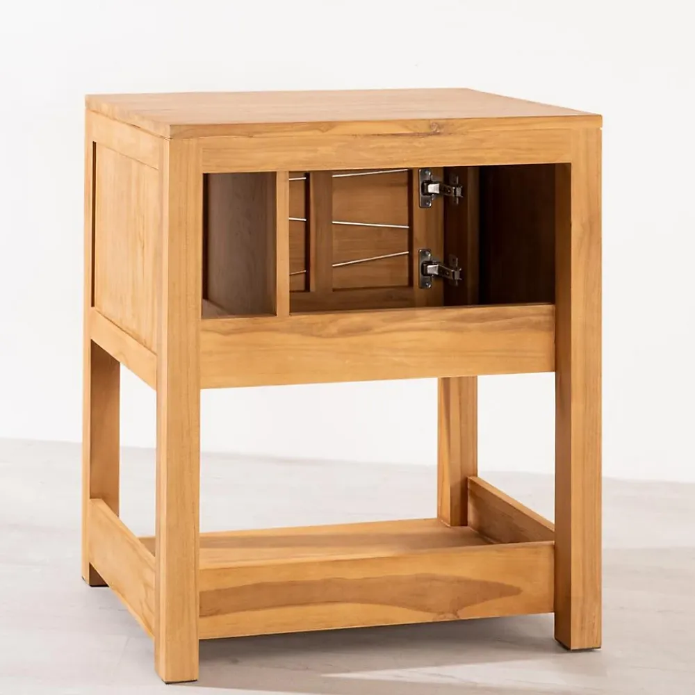 Wanda Collection Meuble sous vasque en teck Cosy 67cm