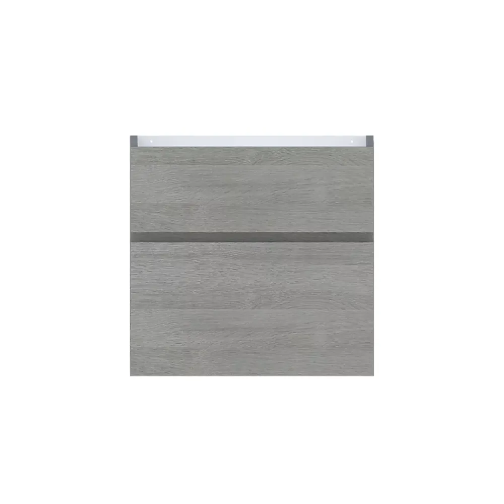 Cooke & Lewis Meuble sous vasque faible profondeur effet chêne clair l.60 cm 2 tiroirs, Calao