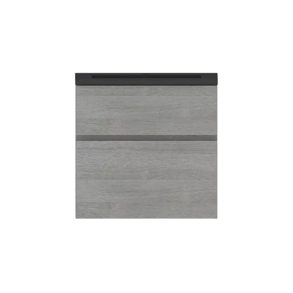 Cooke & Lewis Meuble sous vasque faible profondeur effet chêne clair l.60 cm 2 tiroirs, Calao