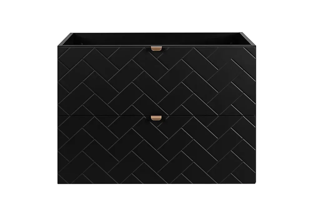 Meuble Sous-Vasque|Furnidea Meuble sous vasque MADIS NOIR 60 cm G