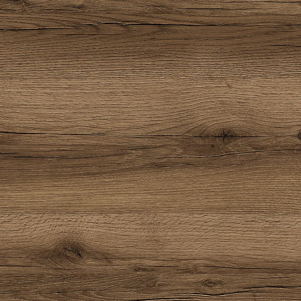 Cosyneo Meuble sous vasque seul, 2 tiroirs et 1 porte, 100cm, vasque déportée droite - tabaco (bois foncé) - ZARZA