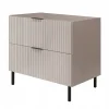 Meuble Sous Lavabo|Furnidea Meuble sous vasque sur pieds FLOW cachemire 80 cm