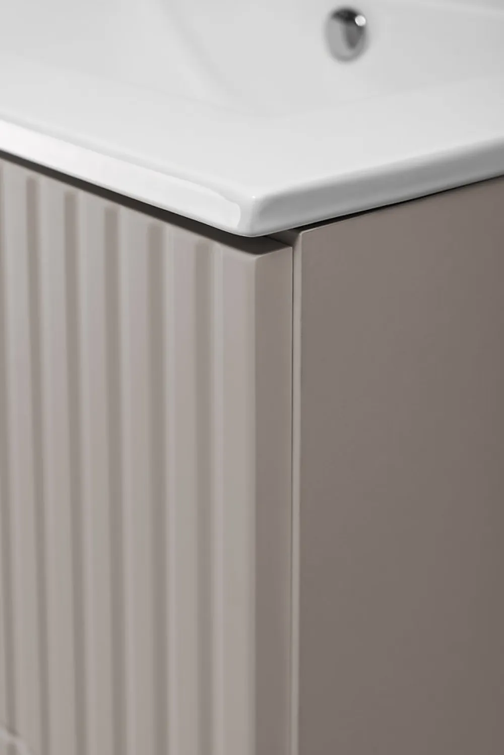 Meuble Sous Lavabo|Furnidea Meuble sous vasque sur pieds FLOW cachemire 80 cm