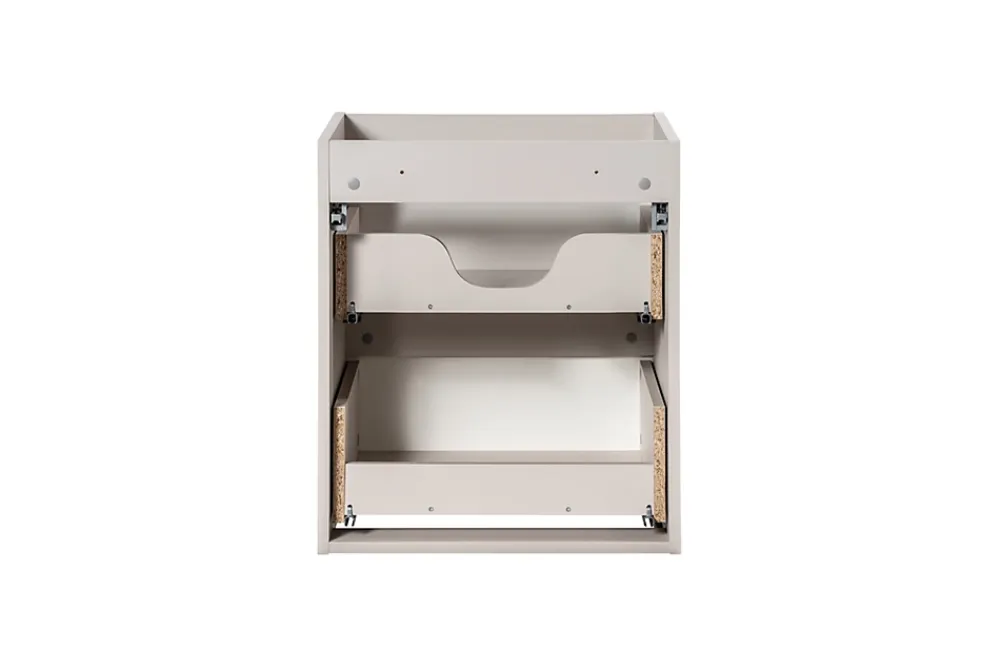 Meuble Sous-Vasque|Furnidea Meuble sous vasque suspendu 2 tiroirs NOVA CACHEMIRE 50 CM