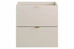 Furnidea Meuble sous vasque suspendu DALIA cachemire 50 cm