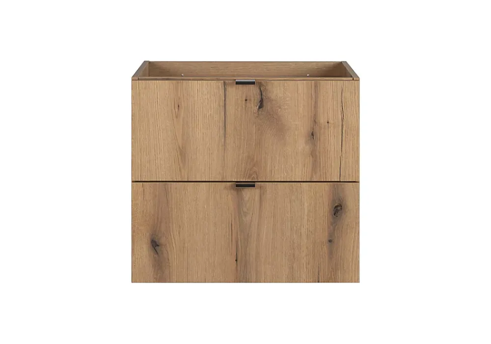Meuble Sous-Vasque|Furnidea Meuble sous vasque suspendu 2 tiroirs NOVA OAK 50 CM