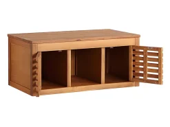 Meuble Sous-Vasque|Vente-unique Meuble sous vasque suspendu en bois d'acacia - 90 cm - PENEBEL