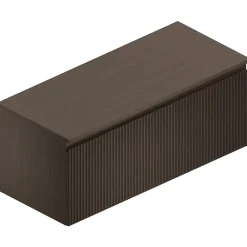 Meuble Buanderie|Ipiemme SRL Meuble sous vasque suspendu effet noyer l.120 cm pour double vasque, Pura