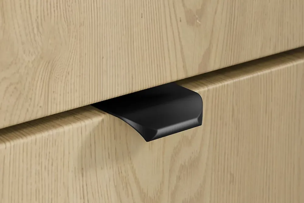 Meuble Sous-Vasque|Furnidea Meuble sous vasque suspendu OVALIA - 2 tiroirs chêne 120 cm
